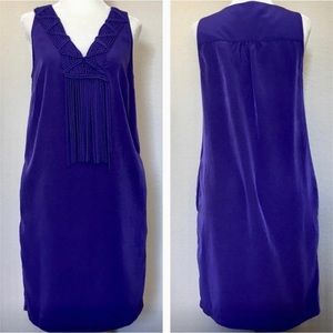 Zara purple shift dress sz Small